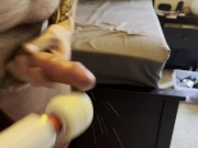 Quick magic wand and cum session 14/16
