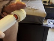 Quick magic wand and cum session 8/16