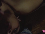 My Stepmother swallows it all after masturbating 9/16