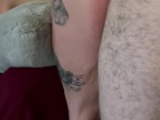 Load moaning orgasms as slut gets fucked while having large plug in her ass 16/16