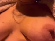 Outdoor tits BDSM with clothespins and a car passing by 10/16