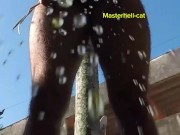 pissing in your face in public. public domination. 4/16