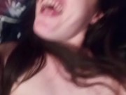 Tiny Tits Baby Girl Freaks Out Nipple Play Moaning Tantric Orgasm Little Pink Nipples Small Breasts 14/16