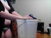 Watering My Plants Nude