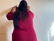 Morocco Hotel Maid Cleaning My Room & i see her Big PAWG & i Start Masturbating! 5/16