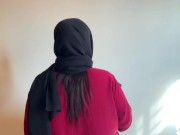 Morocco Hotel Maid Cleaning My Room & i see her Big PAWG & i Start Masturbating! 9/16