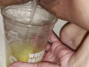 Girl pisses in Sheetz cup 5/16