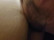 Big ass MILF teases husband until he finger fucks her to orgasm and eats her ass 15/16