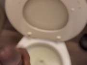 Took a Piss and couldn’t resist masturbating!  *moaning* 10/16