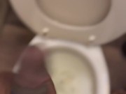 Took a Piss and couldn’t resist masturbating!  *moaning* 6/16