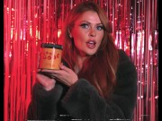 Big booby redhead can’t resist oily fuckfest - Halloween special 1/16