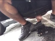 ⭐️HETERO dotado hace LLUVIA DORADA en la carretera 🍆💦 CRUISING DOTADO 7/16