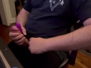 Using a vibrator to make me cum! 13/16