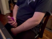 Using a vibrator to make me cum! 6/16