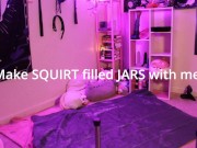 Making squirt jars! 1/16