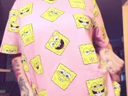 Big shirt nice panties underneath 6/16