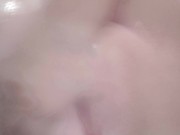 Playing with wet titties in shower | More on OF 8/16