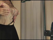 I really want to fuck, will you fuck me in the fitting room? Young blonde shows big tits in the fitt 6/16