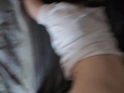 BabySitter Perfect Ass Jiggles While Tight Teen Blown Away By Rough Double Creampie! 4/16