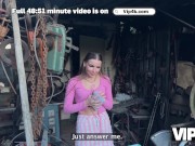 VIP4K. Collector got so horny when he saw debtor’s sex toys collection. Hot sex with Arina Shy 2/16