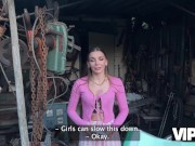 VIP4K. Collector got so horny when he saw debtor’s sex toys collection. Hot sex with Arina Shy 5/16