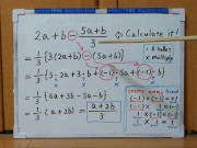 Tokyo 2024-1st [1]Q2 Simplify the algebraic expression that includes fractions.[JapanMath] 6/16