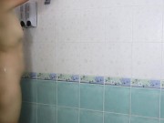 New241New อาบน้ำขัดตัวล้างหีรอผัวกลับมา 1/16