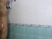 New241New อาบน้ำขัดตัวล้างหีรอผัวกลับมา 14/16