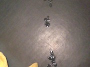 Stroking my hard cock until I cum 15/16