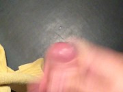 Stroking my hard cock until I cum 5/16