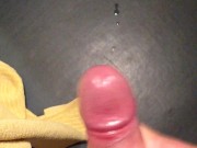 Stroking my hard cock until I cum 9/16