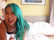 Flat chested Thai prostitute lets me cover her face in cum 5/16