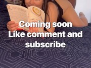 Mixed girl wearing velvet robe rides black cock 7/16