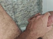 Jato forte e rápido de porra quente, muito tesão usando um anel peniano PARTE 2 😋💦💦 16/16