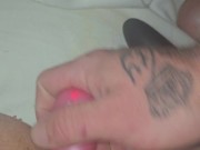 Sexy baby in ripped leggings getting her wet pussy smashed with toys and having multiple orgasms 8/16