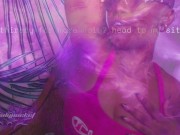 Bald Ebony Babe Sweaty Hairy Pits JOI 15/16