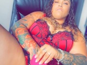 She fucks her tight pussy in the office with a fat dildo 15/16