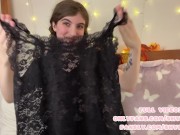 Goth Petite Huge Tits Transparent Try-On Haul 13/16