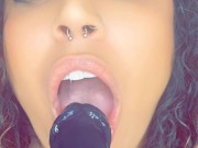 British hottie deep throat’s fat dildo 13/16