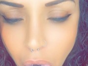 British hottie deep throat’s fat dildo 15/16