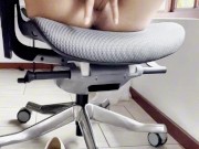 Finger Fucking My Pussy in My Office with Pantyhose 9/16