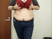 Public Bathroom Target: Watch My Booty Jiggle 4/16