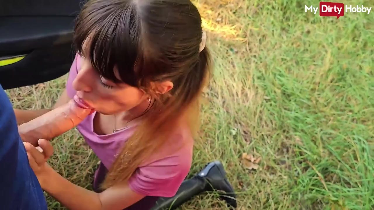 German skinny girl Layla Von Hohensee Deepthroats Dick In Nature - Mydirtyhobby - Free Sex Video - RedTube