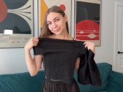 Sexy Black Crop Tops Try On & Review 2/16