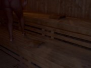 Playing With My ASS🍑 On The Sauna🥵I Hope Nobody DISCOVER Me 8/16
