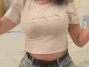 This college girl's big tits turn me on.