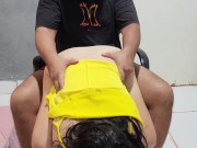 POV- Minha MADRASTA me castigou!! Me fez um boquete e me botou pra chupar a buceta delaa !!😈 10/16