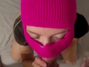 Cum in mouth with swallow after amazing blowjob by my best friend