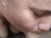 Chupando  la polla  de mi hijastro 16/16