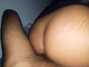 Round ass stepsister rides my cock without a condom every night before bed pov 10/16